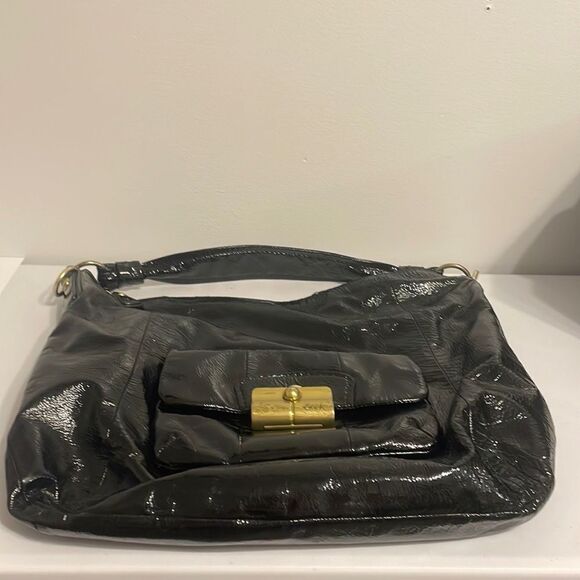 Coach G1076-16014 Kristen hobo blk liquid gloss - Picture 4 of 16